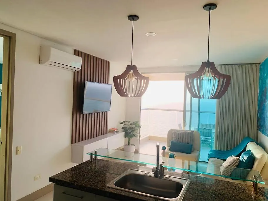 Apartament Bocagrande Palmetto Beach Front 3204 Cartagena