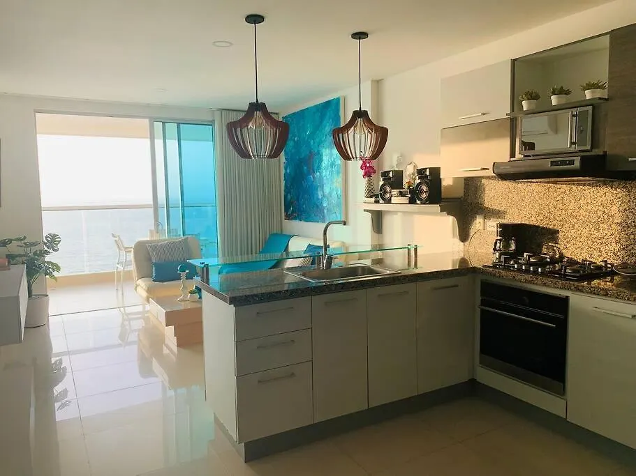 Apartament Bocagrande Palmetto Beach Front 3204 Cartagena
