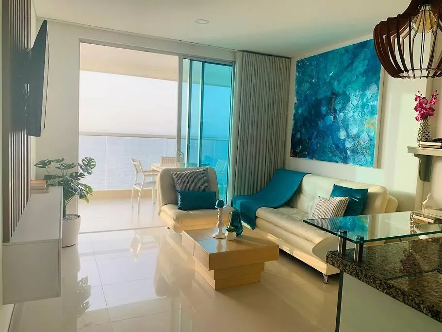Apartament Bocagrande Palmetto Beach Front 3204 Cartagena