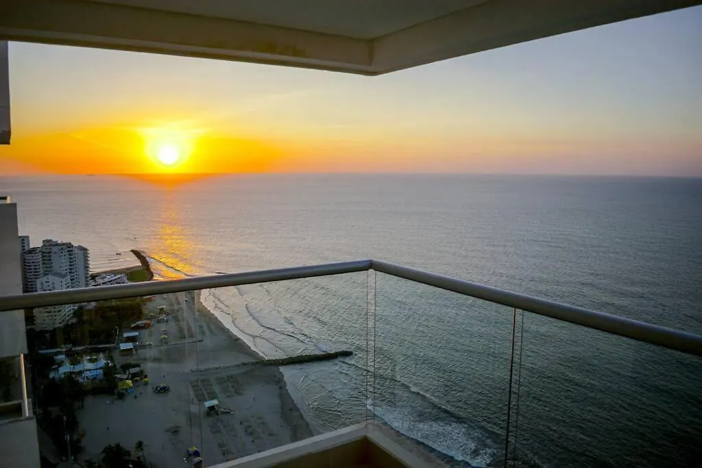 Apartament Bocagrande Palmetto Beach Front 3204 Cartagena